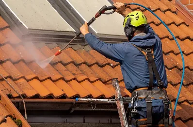 Démoussage et hydrofuge de toiture à Bezins-Garraux